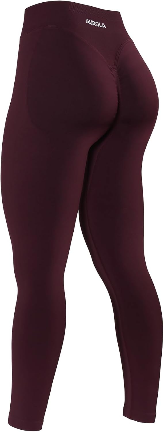 AUROLA Influence Workout Leggings for Women - Seamless Tummy Control