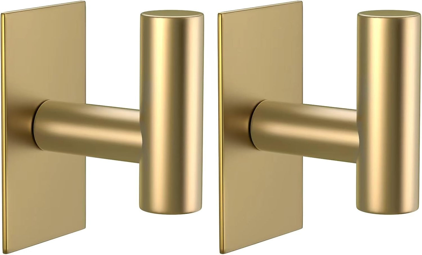 Gold Sticky Towel Hooks - Waterproof & Heavy Duty