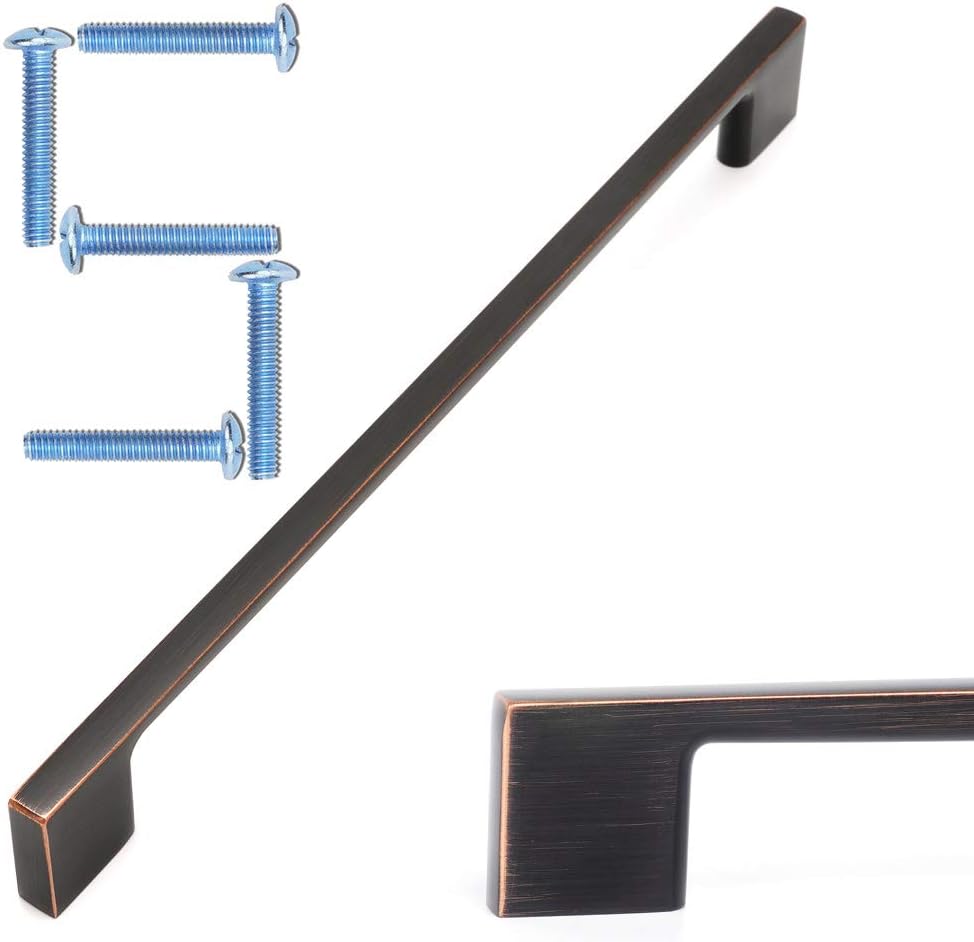 KOOFIZO 5 Pack 8-4/5 Inch Oil Rubbed Bronze Cabinet Pulls