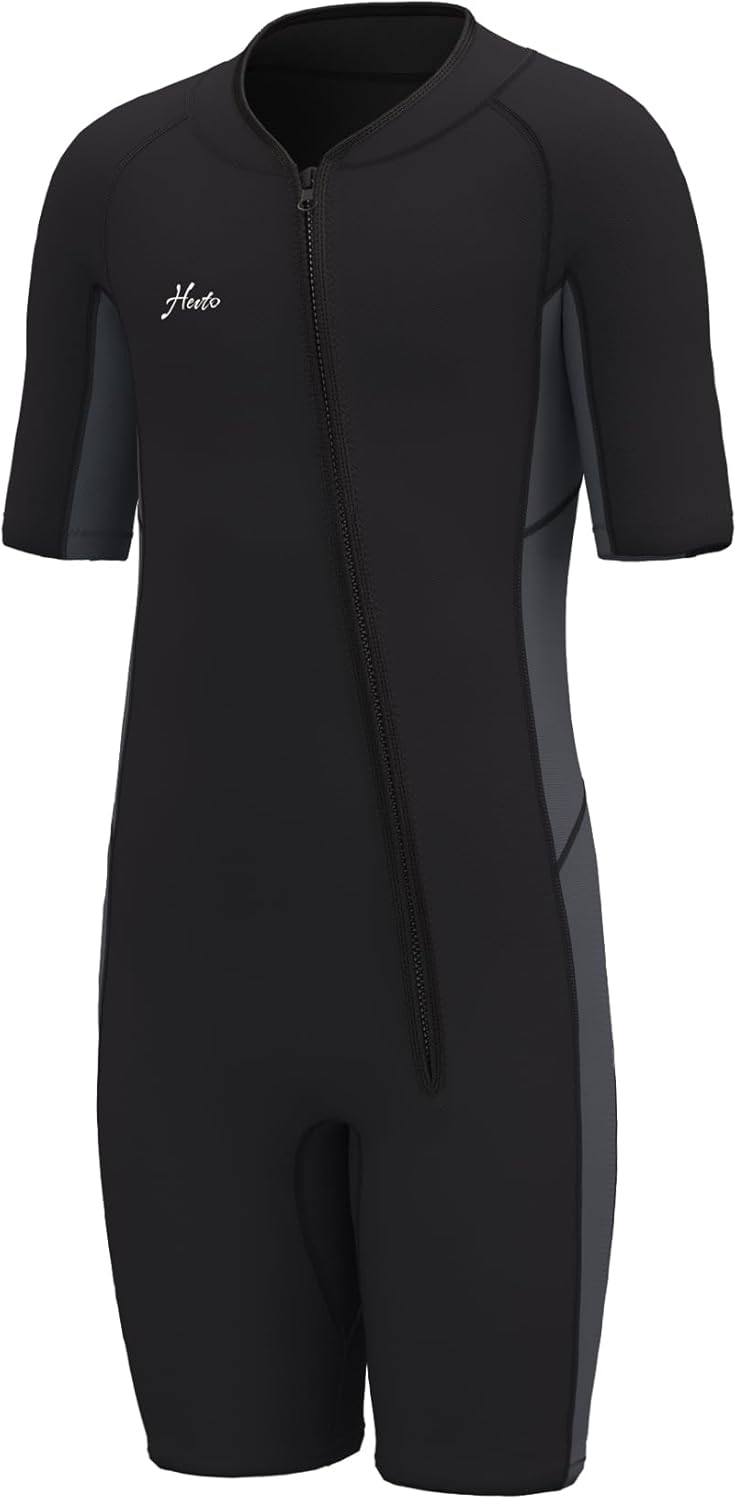 Hevto Kids Wetsuit for Boys Girls Toddler Youth 3/2mm Neoprene
