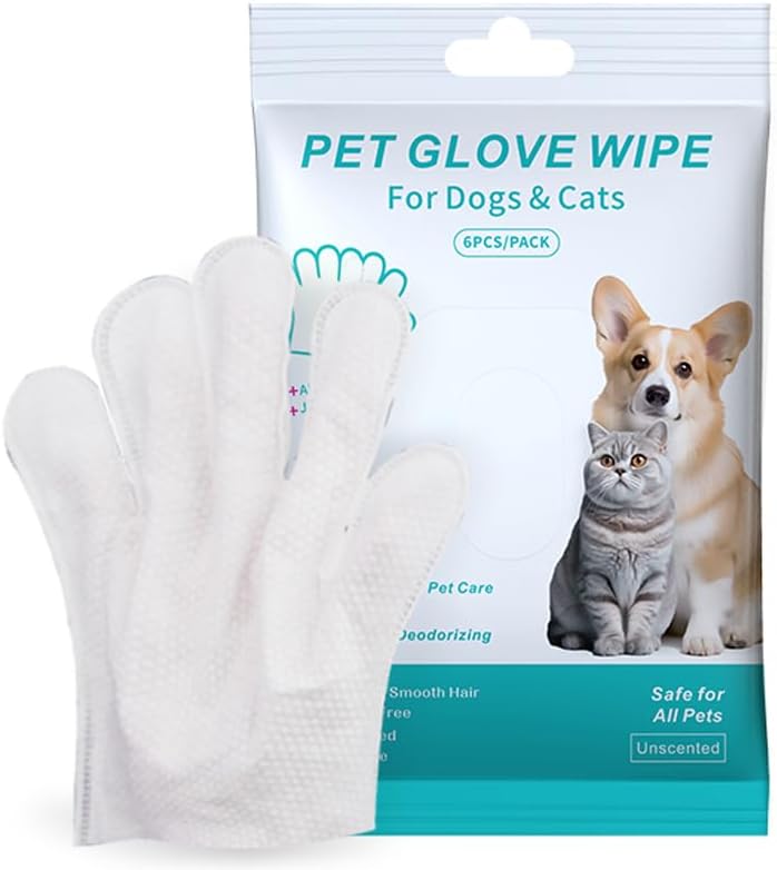 Pet Grooming Gloves - Clean & Groom with Ease!