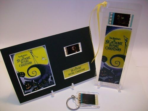 NIGHTMARE BEFORE CHRISTMAS Film Cell Collection with Bookmark
