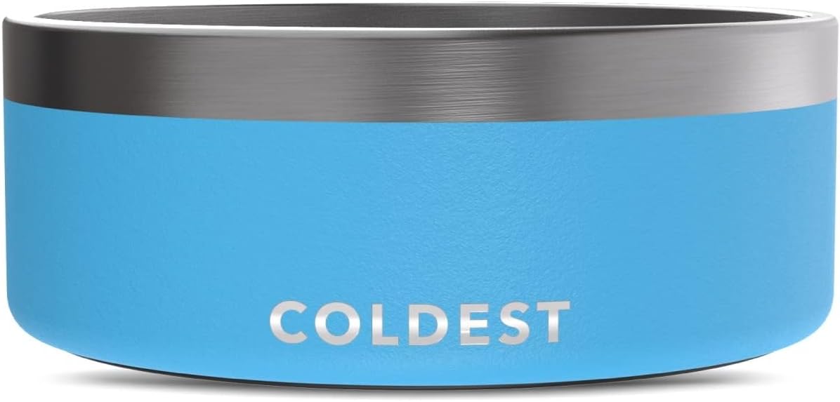 Coldest Dog Bowl - Heavy Duty Insulated Stainless Steel Design