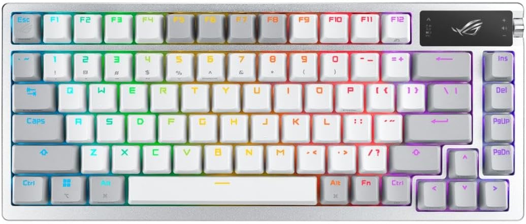 ASUS ROG Azoth 75 Wireless DIY Gaming Keyboard - Customize with Ease!