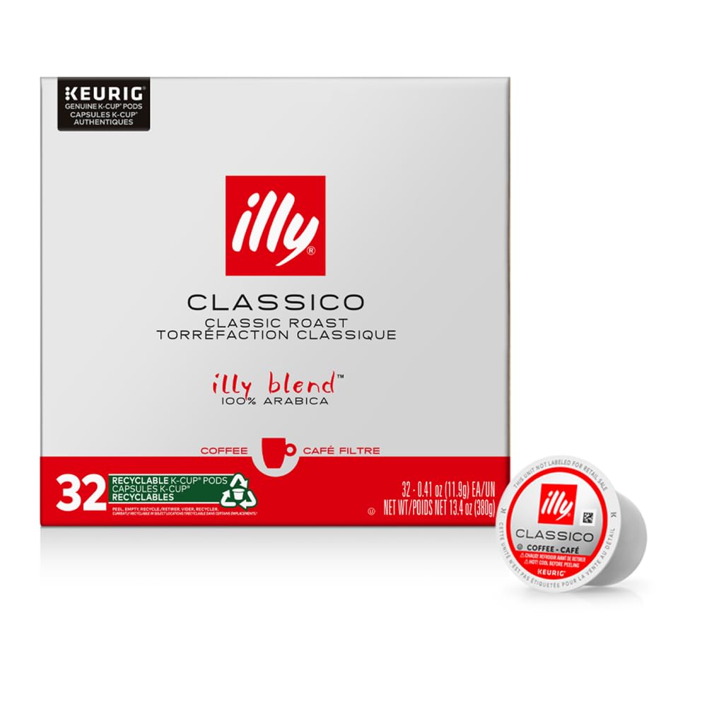 Illy Classico Roast K-Cups - Mild & Flavorful Brew