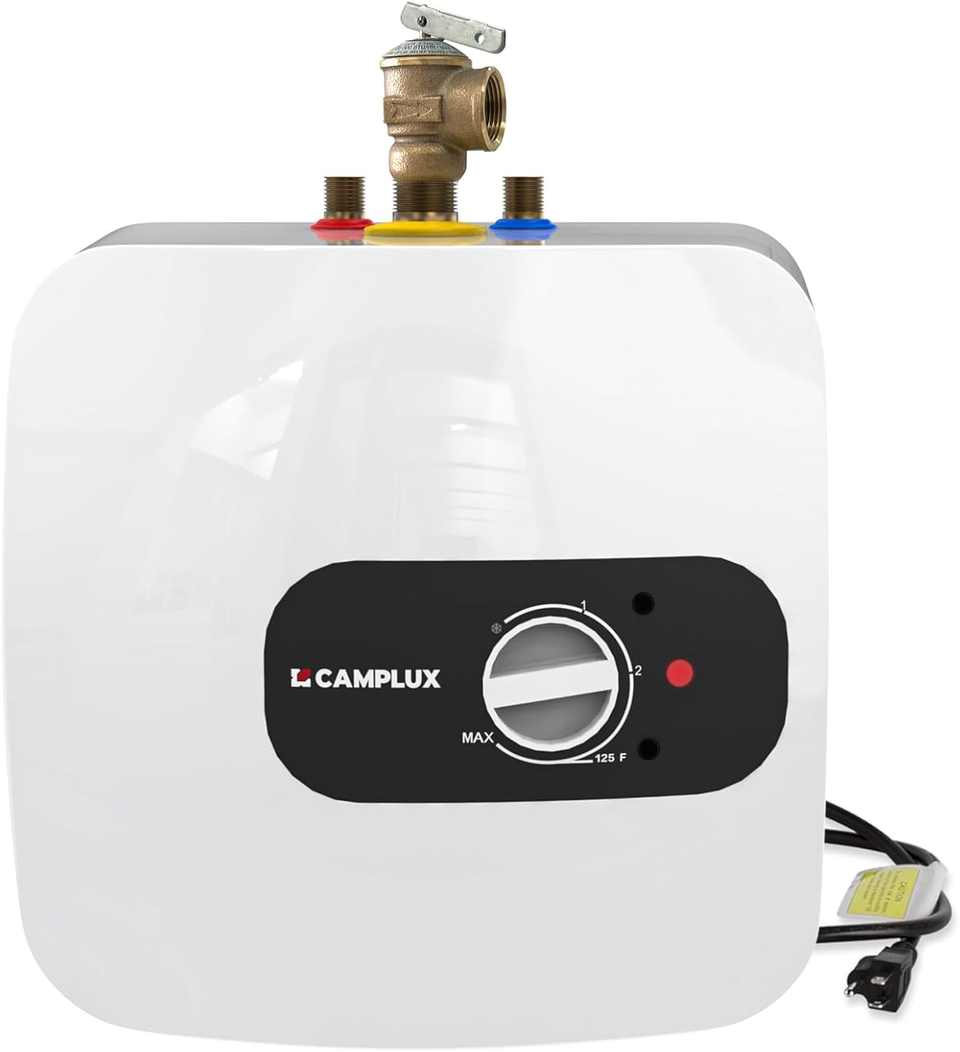 CAMPLUX Electric Mini-Tank Water Heater for Endless Hot Water