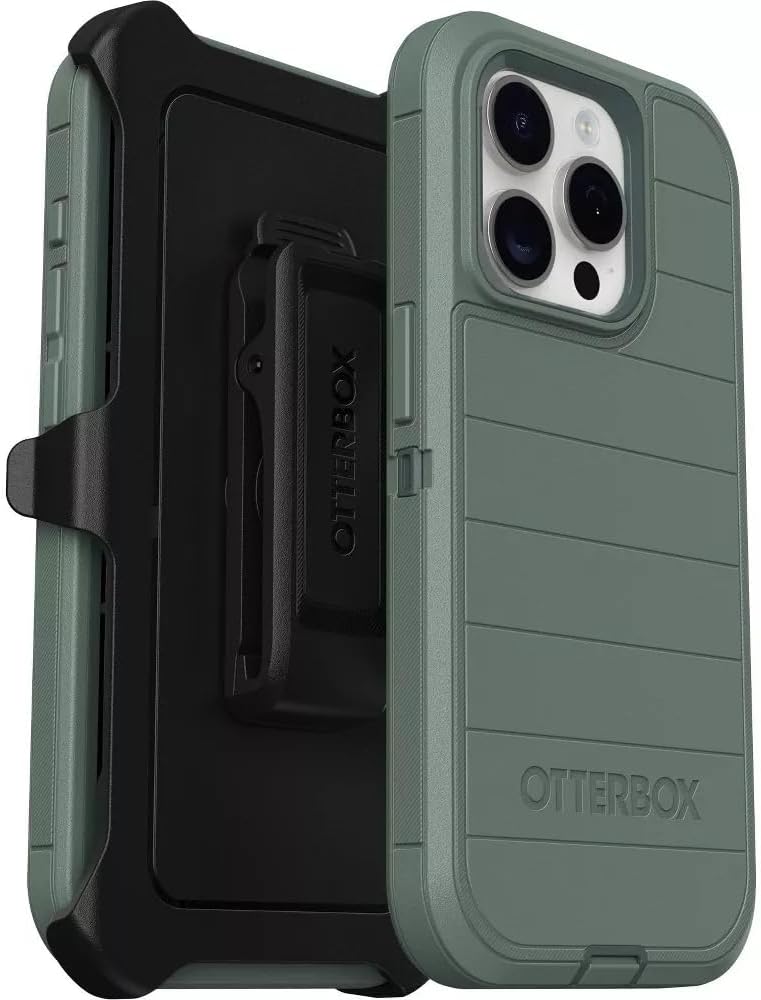 OtterBox Defender Series Case for iPhone 15 Pro - Forest Ranger
