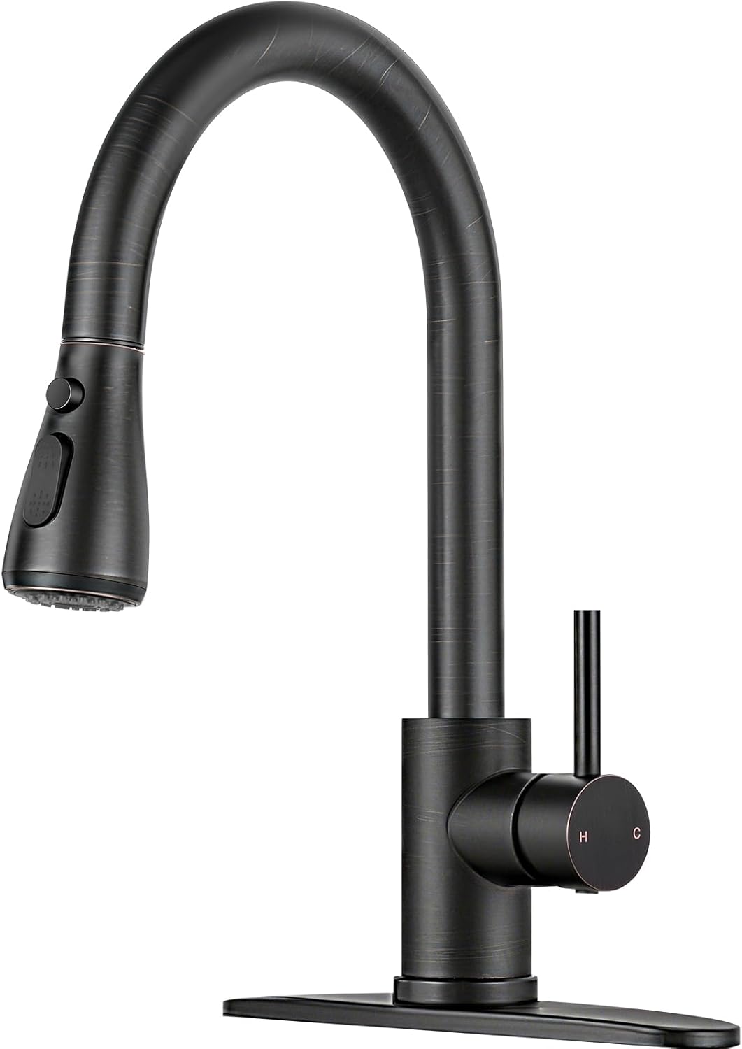 Kitchen Faucet with Pull Down Sprayer for Modern Kitchens