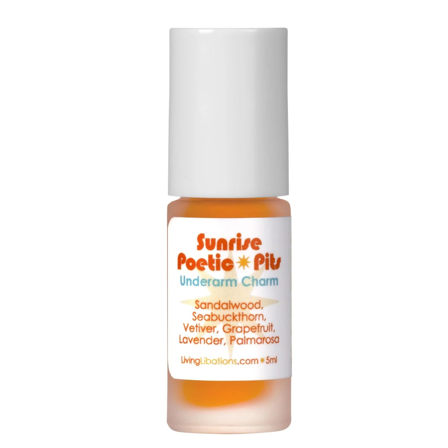 Organic Poetic Pits Roll-On Deodorant for Natural Freshness
