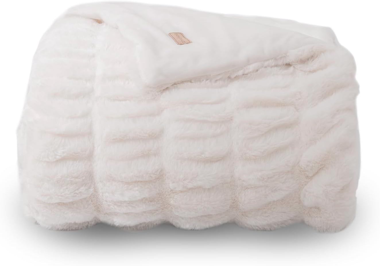 Luxurious Soft Faux Rabbit Fur Throw Blanket for Cozy Comfort