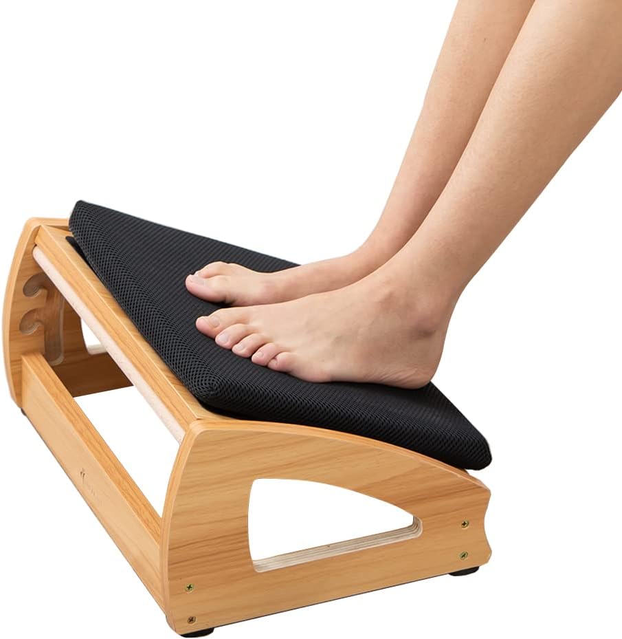 Adjustable Ergonomic Foot Stool - Enhances Posture!