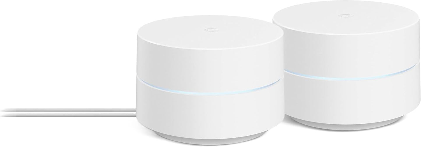Google WiFi Mesh System - AC1200 Router with 3000 Sq Ft Coverage