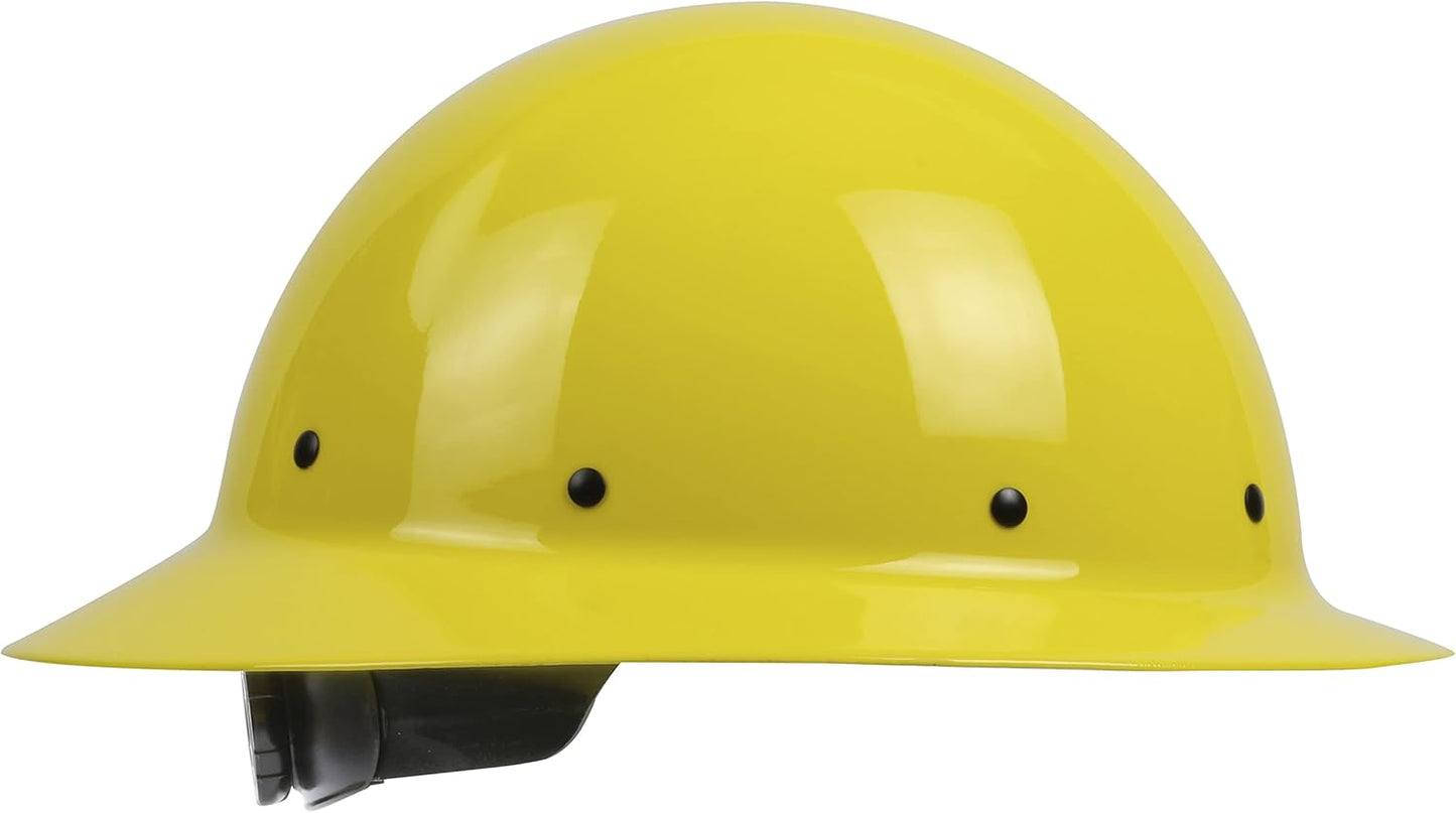 Dynamic WolfJaw Fiberglass Full Brim Hard Hat for Safety