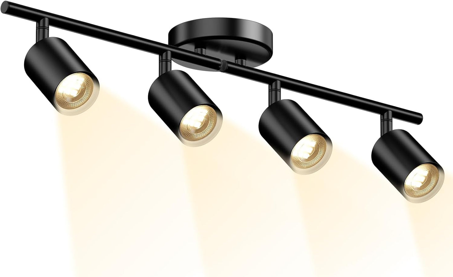 LED 4 Light Track Lighting Kit for Modern Home Decor Needs