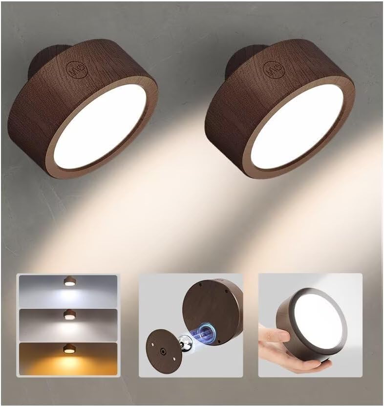 EZVALO LED Wall Mounted Lights with Remote Control for Home