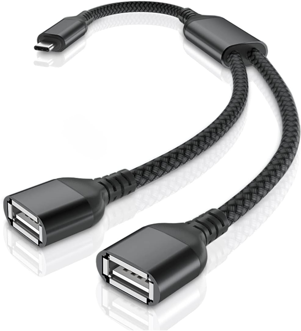 Basesailor USB C to Dual USB Adapter - Versatile OTG Splitter