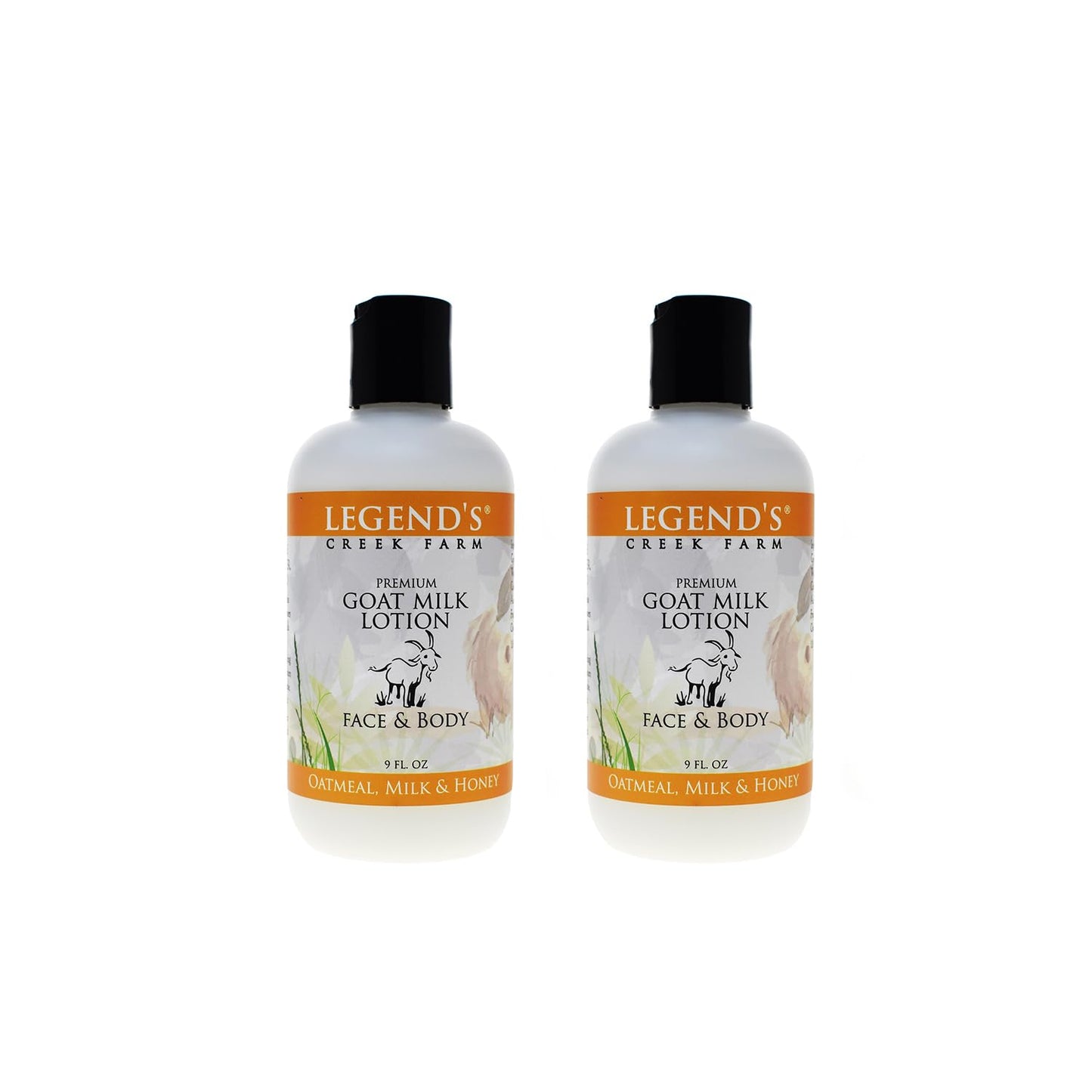 Moisturizing Goat Milk Lotion for Body, Hand & Face - 2-Pack