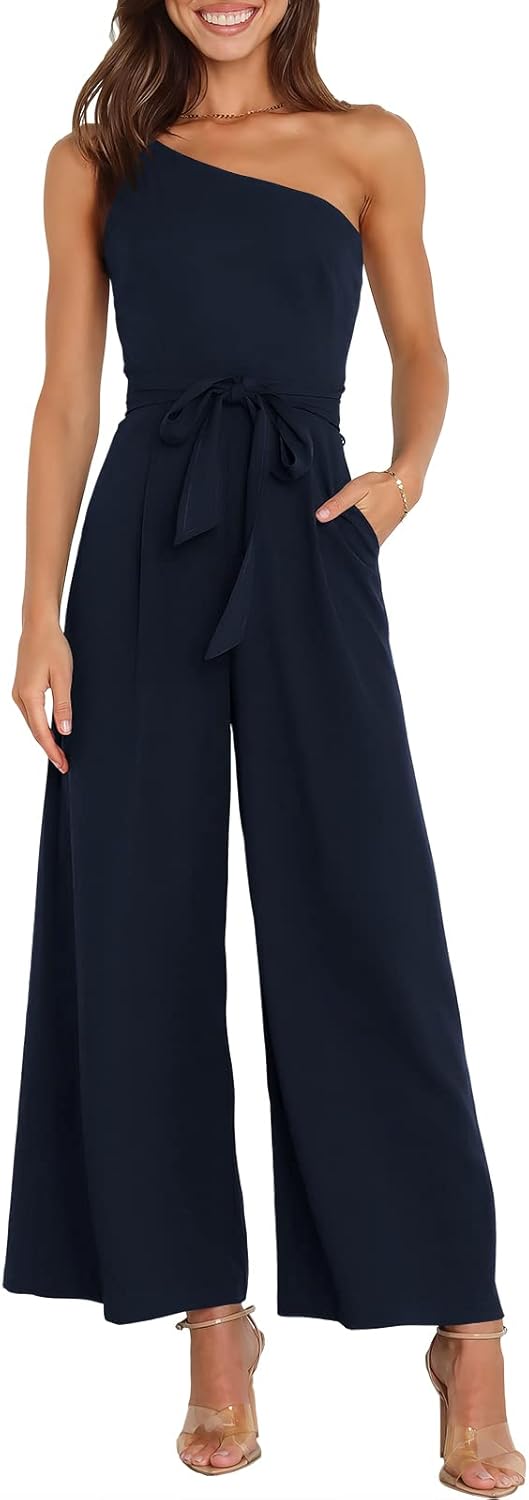 Stylish One Shoulder Jumpsuit for Women - Trendy Summer Outfit