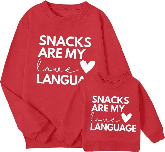 Matching Love Language Sweatshirts by SUPEYA