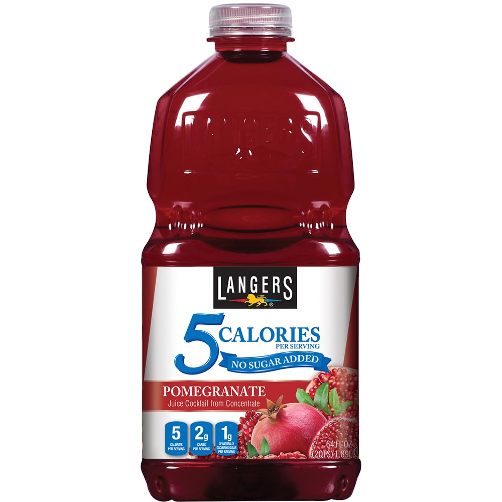 Langers 5 Calorie Pomegranate Juice Cocktail - Refreshing Taste