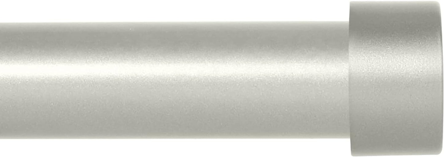 VOIIY Silver Curtain Rods: Stylish 1 Drapery Rod 36-88 Inch