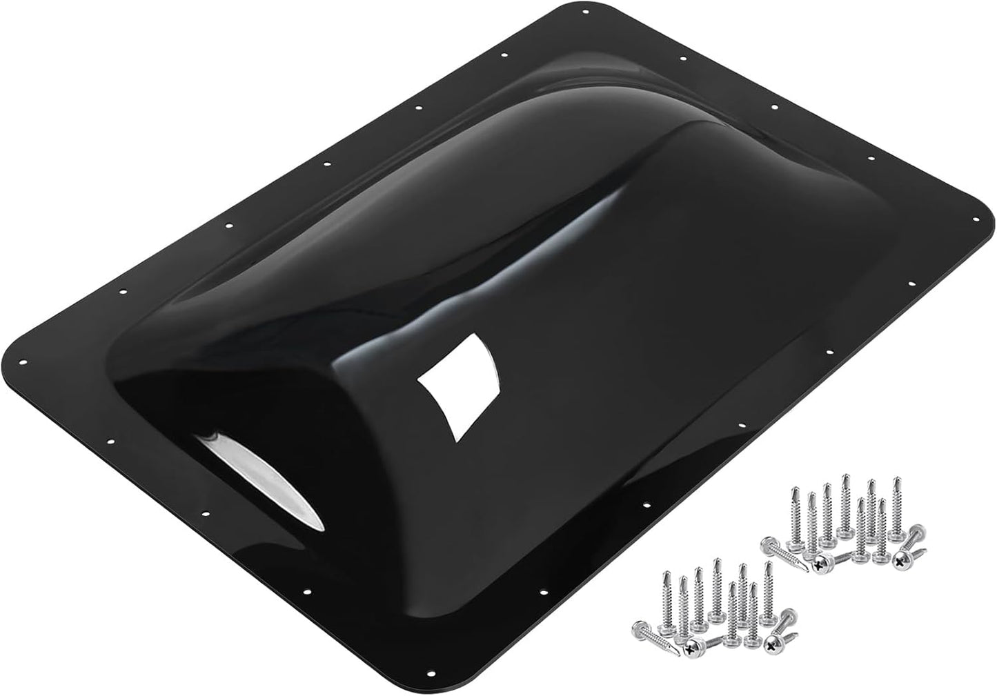 XMK RV Skylight Replacement for 14in x 22in Openings, Black