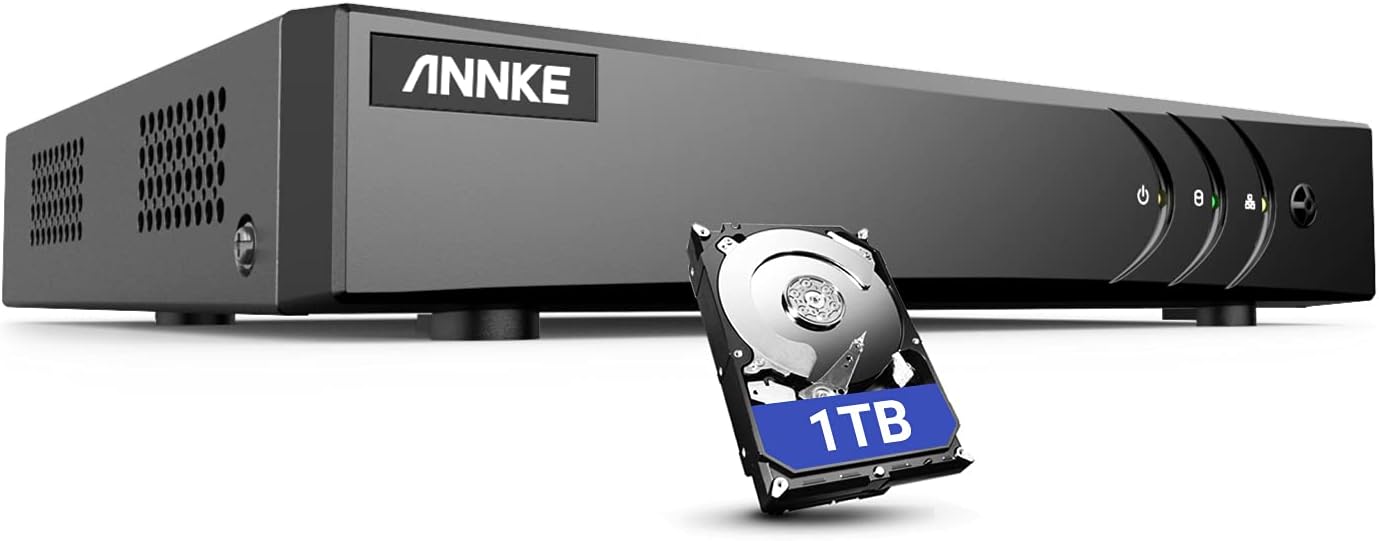 ANNKE 3K Lite Hybrid 8CH DVR: AI Detection, Remote Access, 1TB