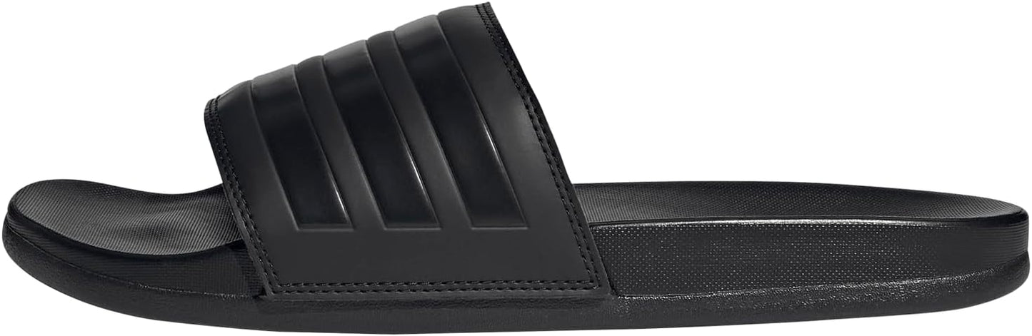 adidas Mens Adilette Comfort Slide Casual Sandals - White