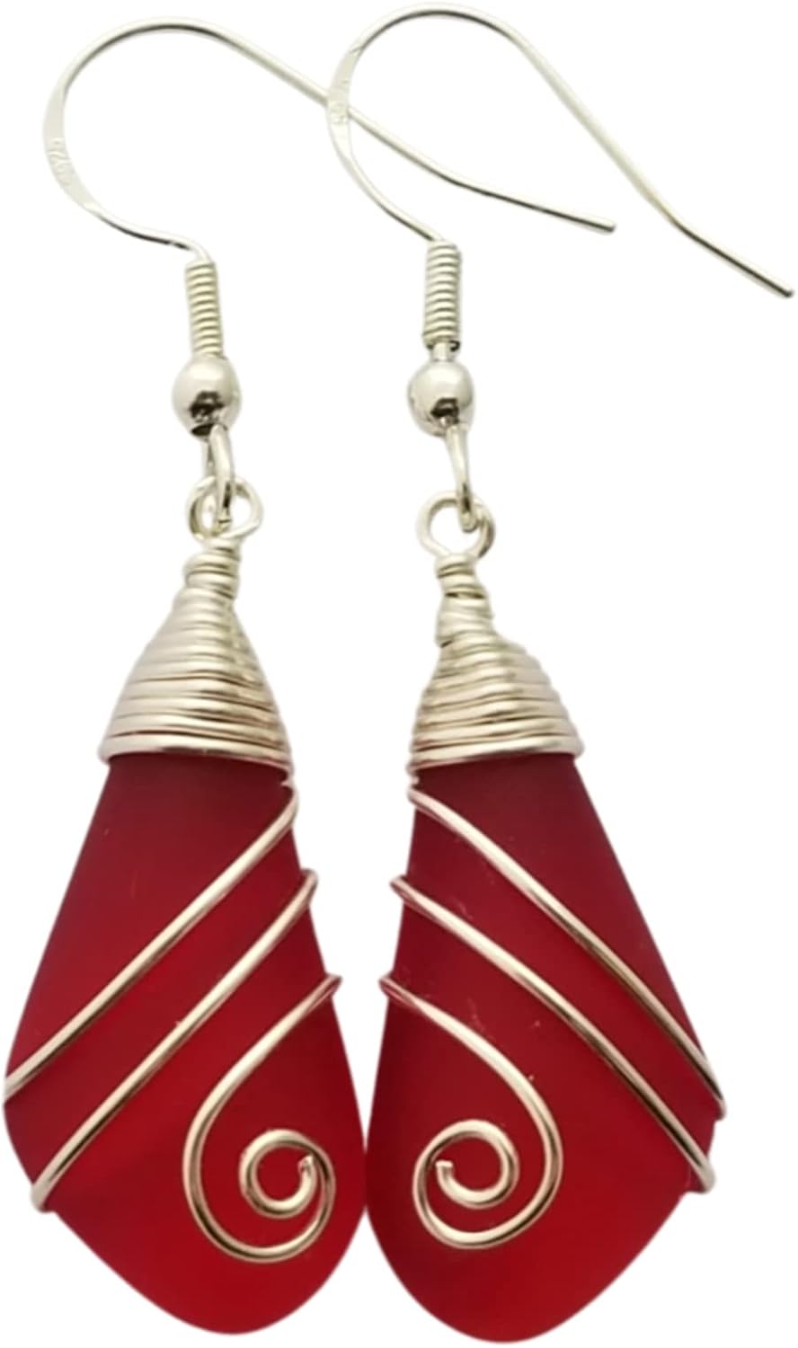 Handmade Hawaiian Sea Glass Earrings for Unique Beach Jewelry