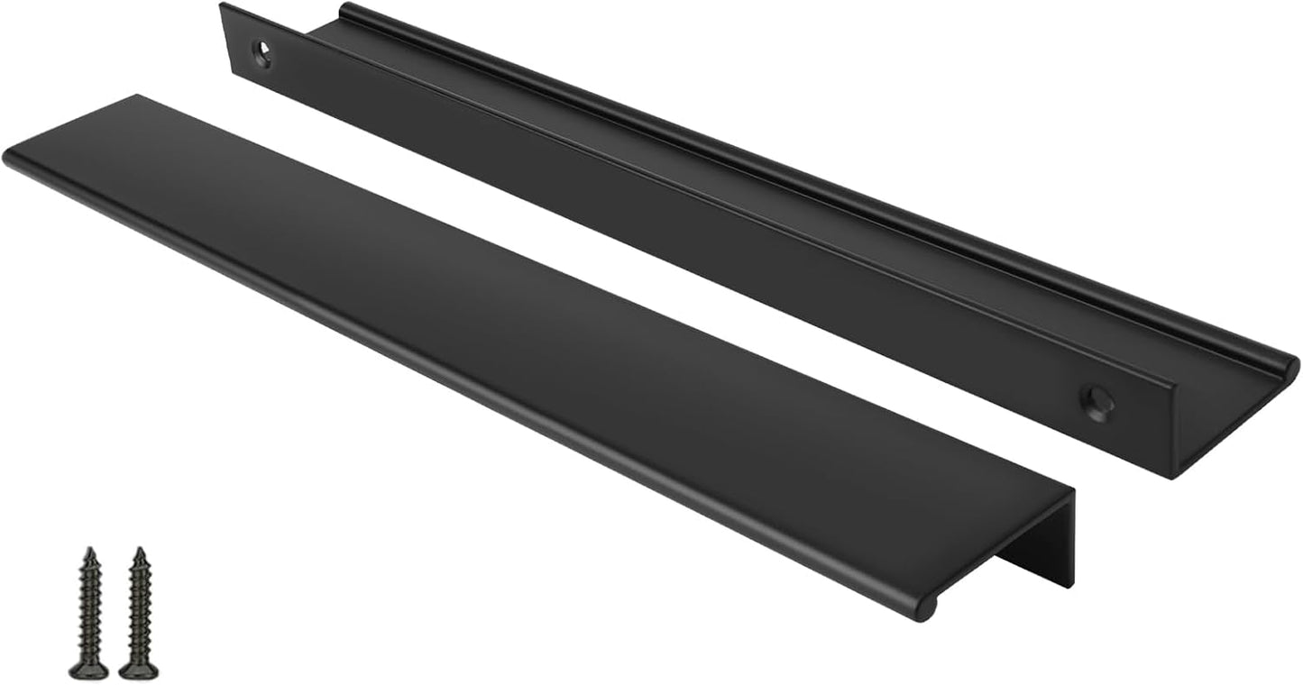 Peaha 50 Pack Kitchen Cabinet Handles 10 inch Black Pulls
