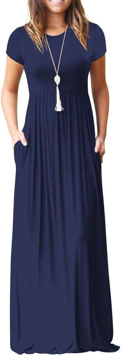 GRECERELLE Women Summer Maxi Dress with Pockets for All Occasions
