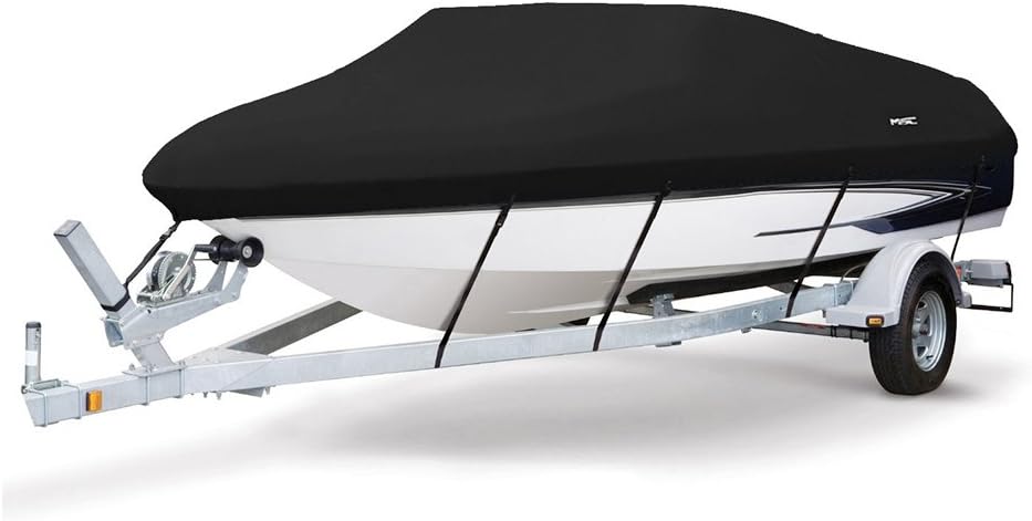 Heavy Duty Oxford Polyester Trailerable Boat Cover for V-Hull