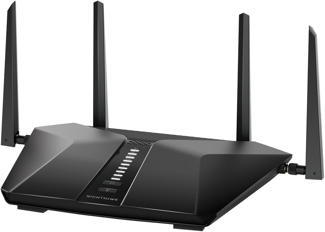 Netgear Nighthawk AX3600 Dual-Band WiFi 6 Router for Fast Streaming