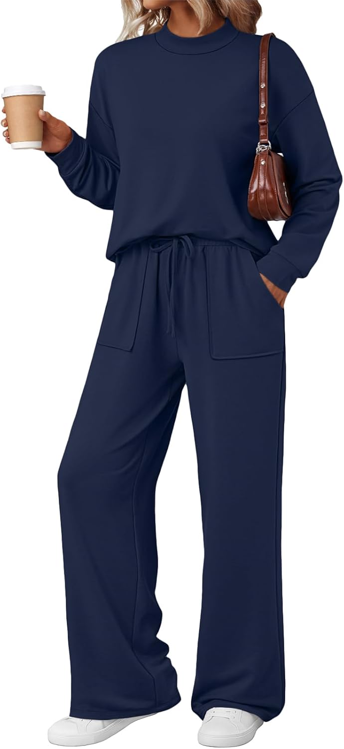 LILLUSORY Womens Two Piece Lounge Sets for Cozy Comfort