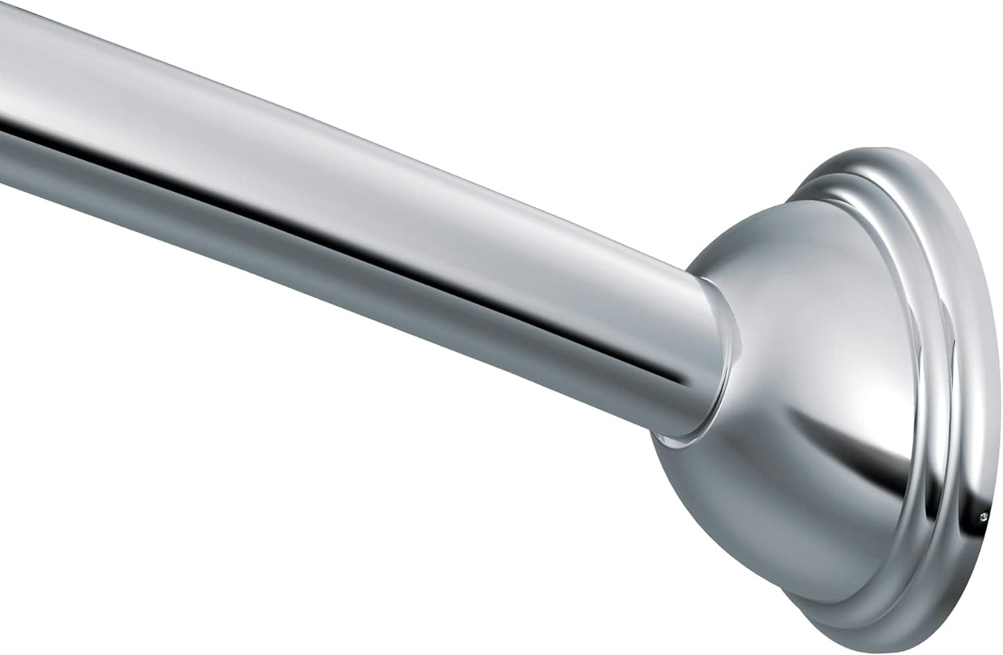 Moen Adjustable Single Curved Shower Rod - Customize Length & Style!