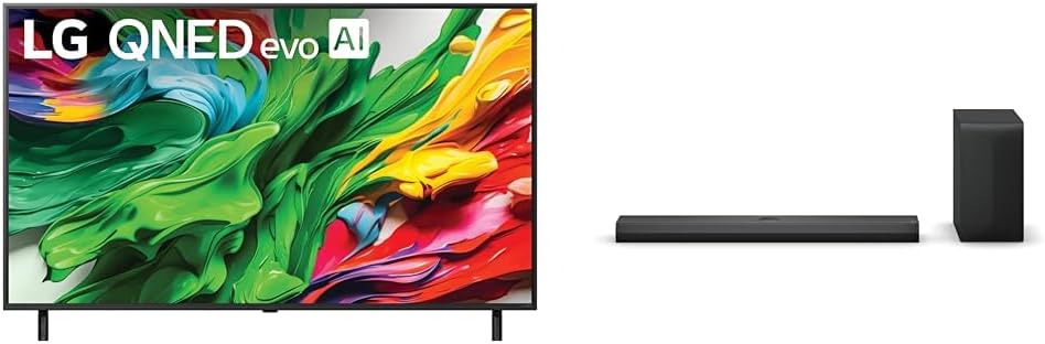 LG 55-Inch QNED 85A 4K Smart TV with S70TY Soundbar System