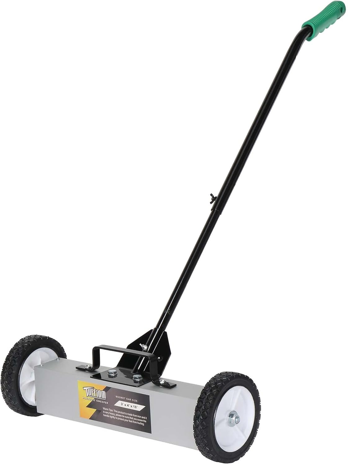TUFFIOM 18ft' Rolling Magnetic Pick-Up Sweeper for Easy Cleanup