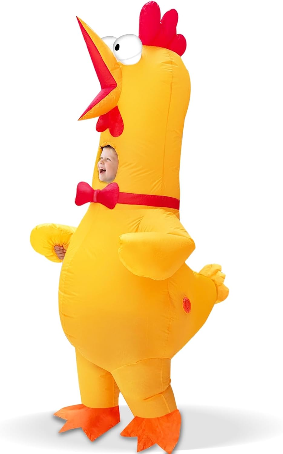 Camlinbo Inflatable Screaming Chicken Costume for Kids Fun