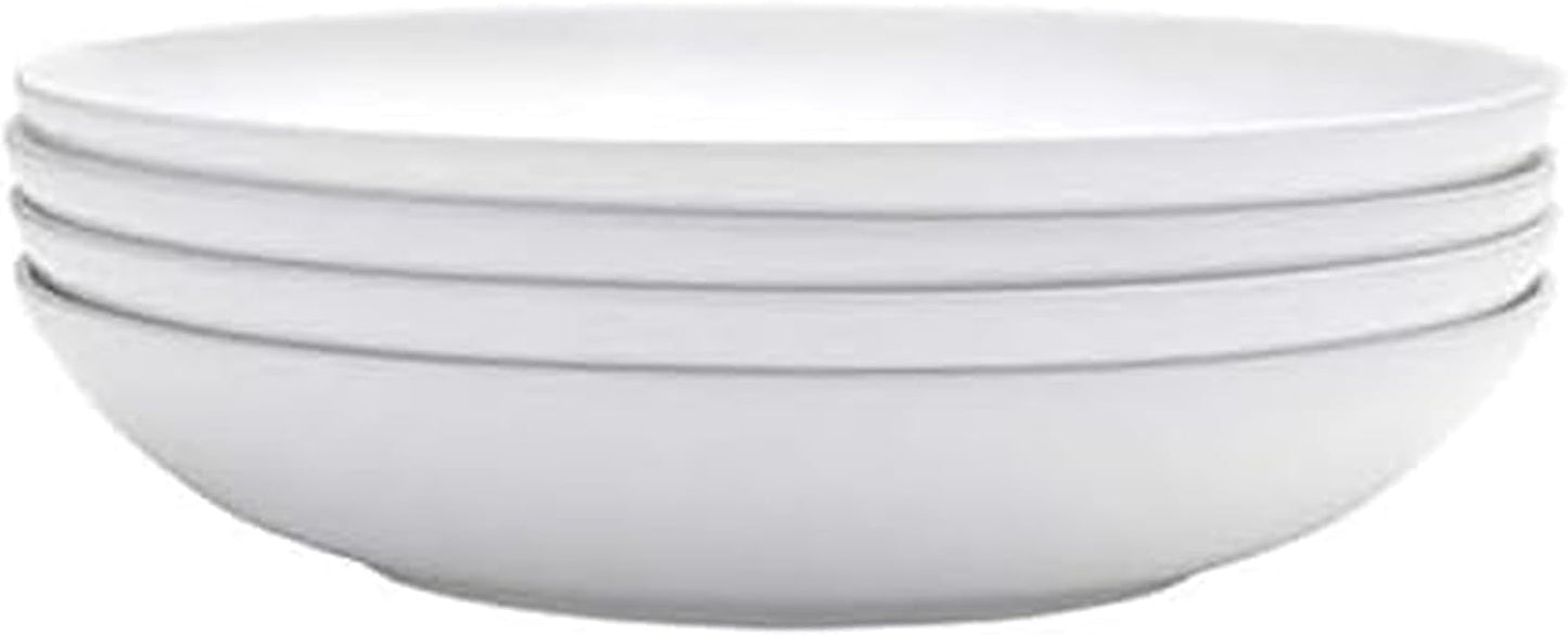 Mikasa Delray Bone China Pasta Bowls Set of 4 for Dining