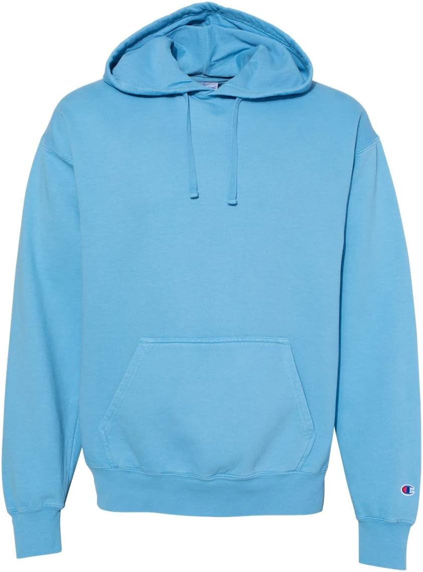 Champion Garment-Dyed Hoodie - Delicate Blue