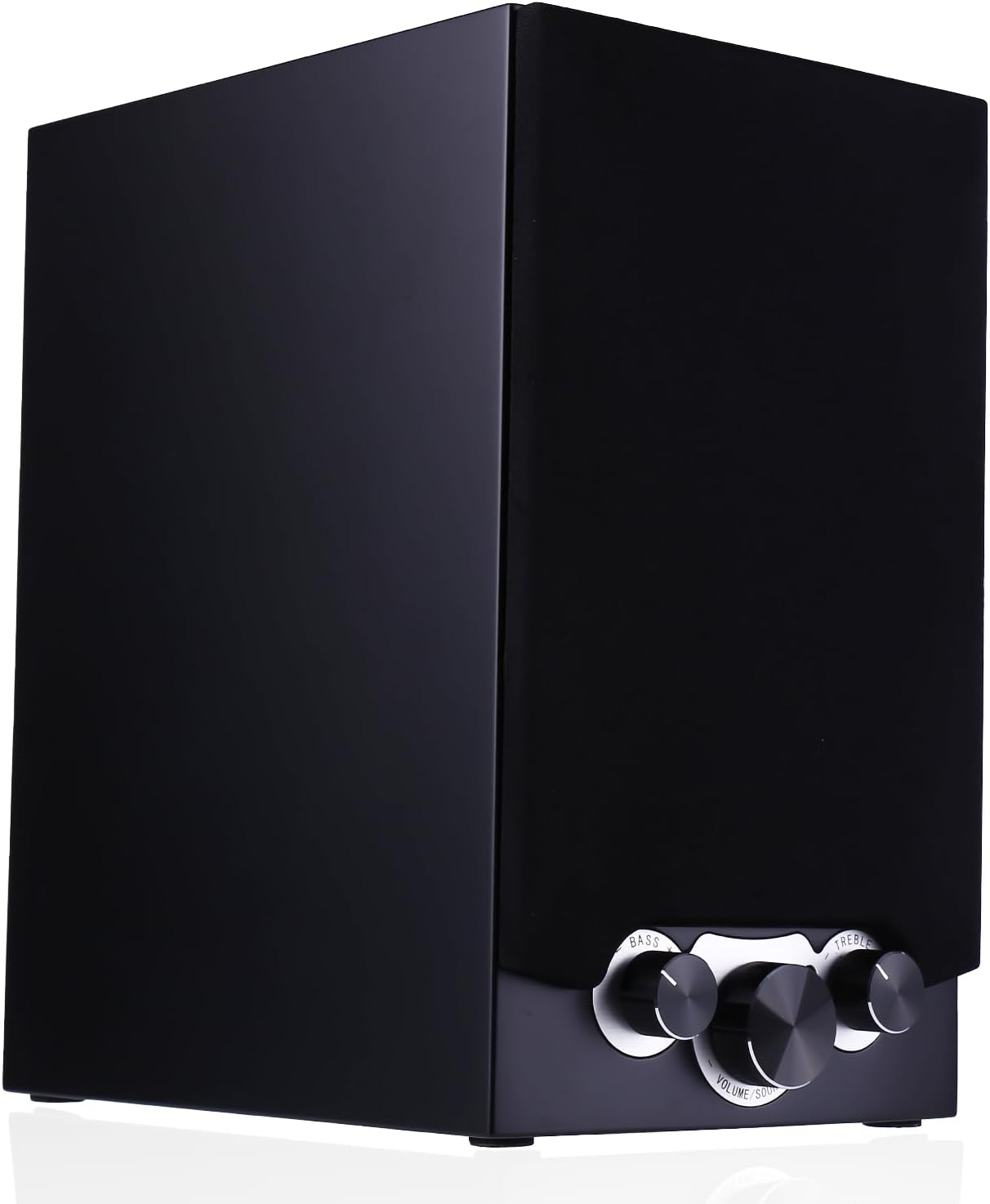 Immersive Audio: 50W Bluetooth Bookshelf Speaker with 4 Woofer