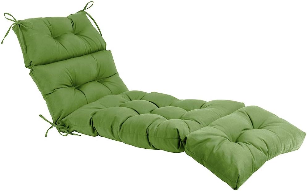 QILLOWAY Indoor Outdoor Chaise Lounge Cushion for Comfort
