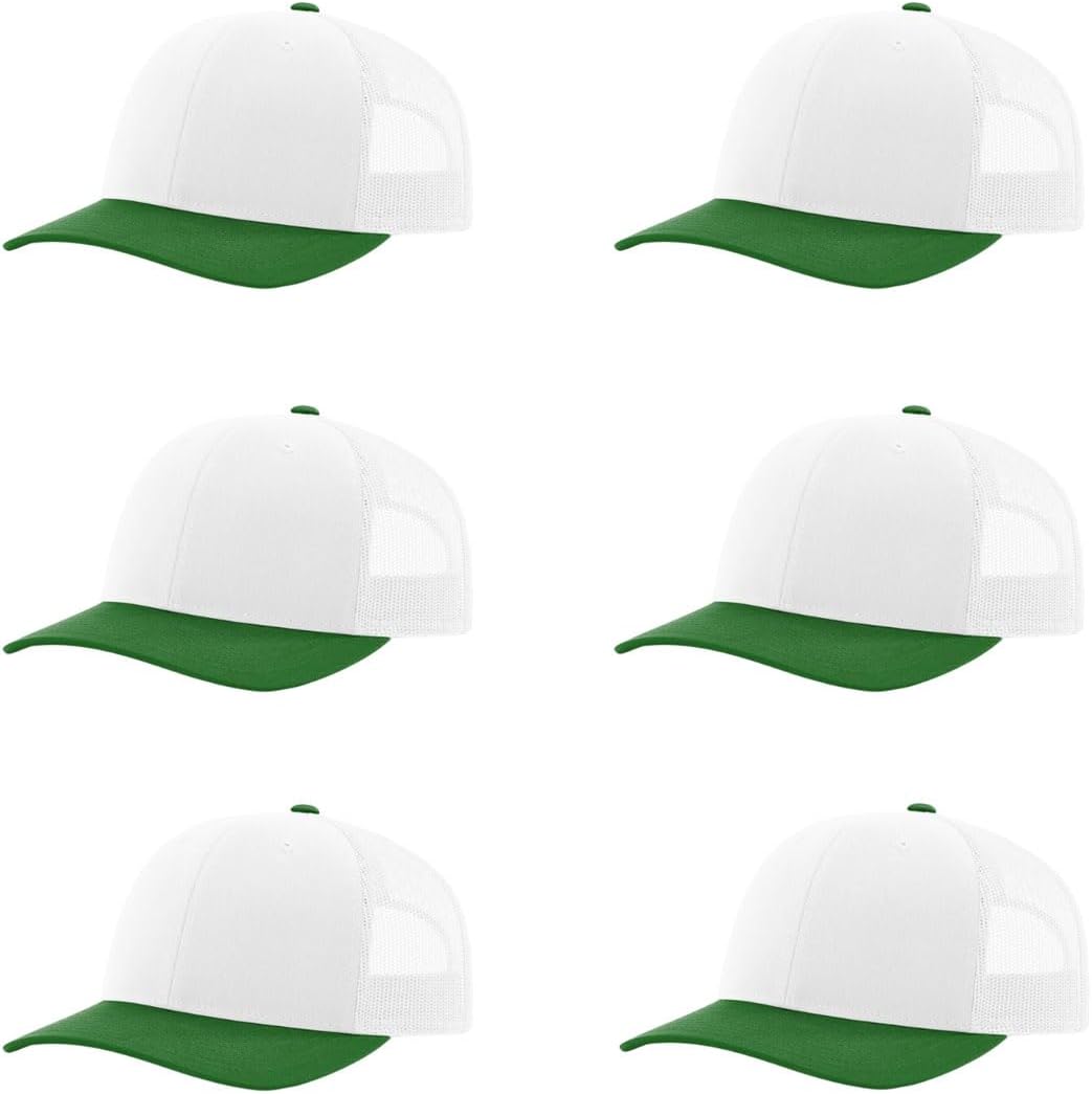 Richardson 112 Classic Six-Panel Adjustable Snapback Trucker Cap