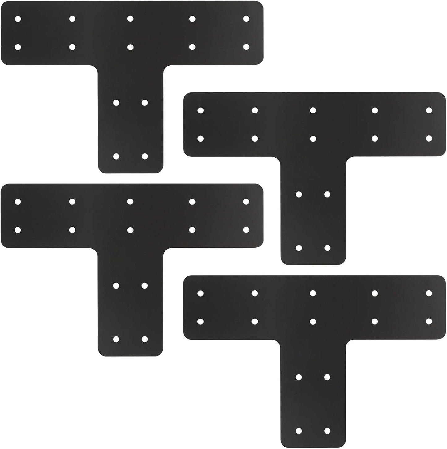 4 Pcs T Post Timber Brackets for Durable Connectivity Solutions