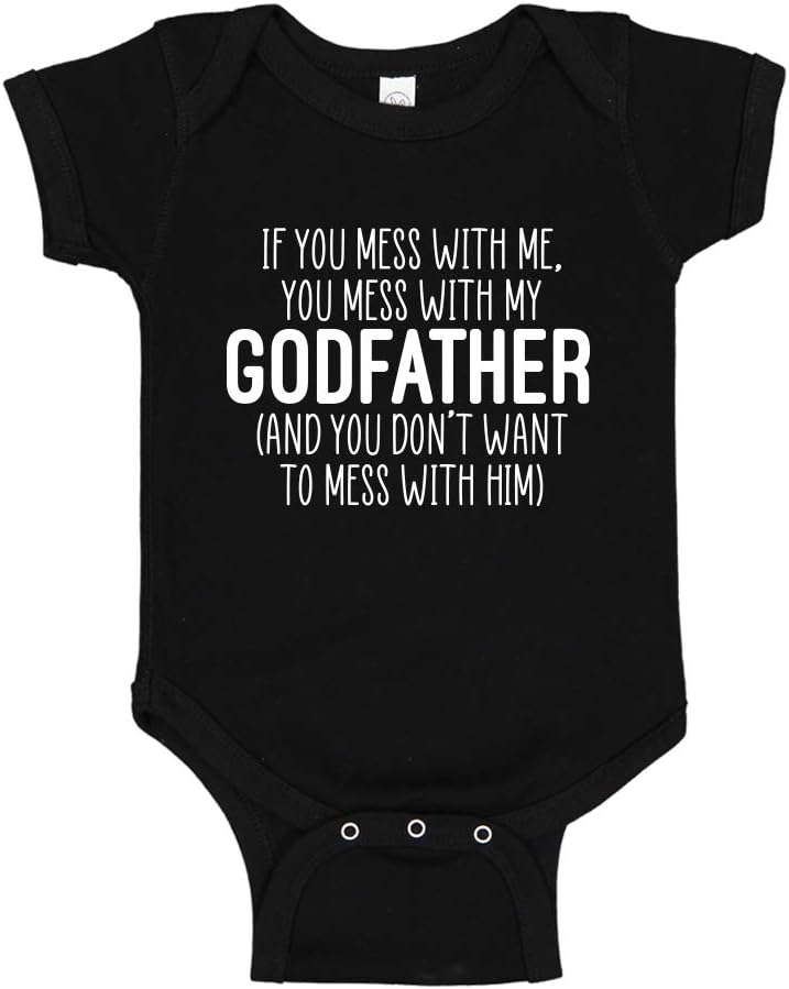 Funny Godfather Gift Baby Bodysuit | The Shirt Den