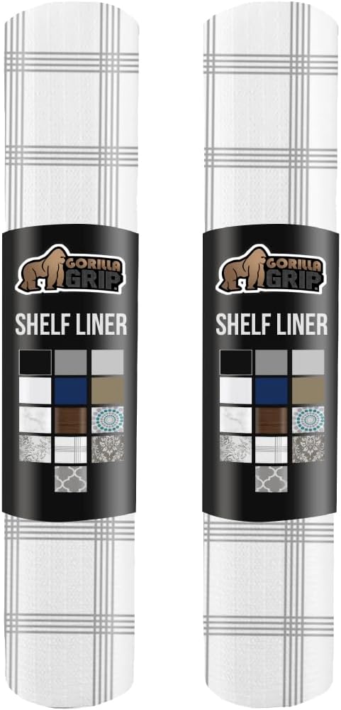 GORILLA GRIP Slip Resistant Drawer and Shelf Liner 2 Pack
