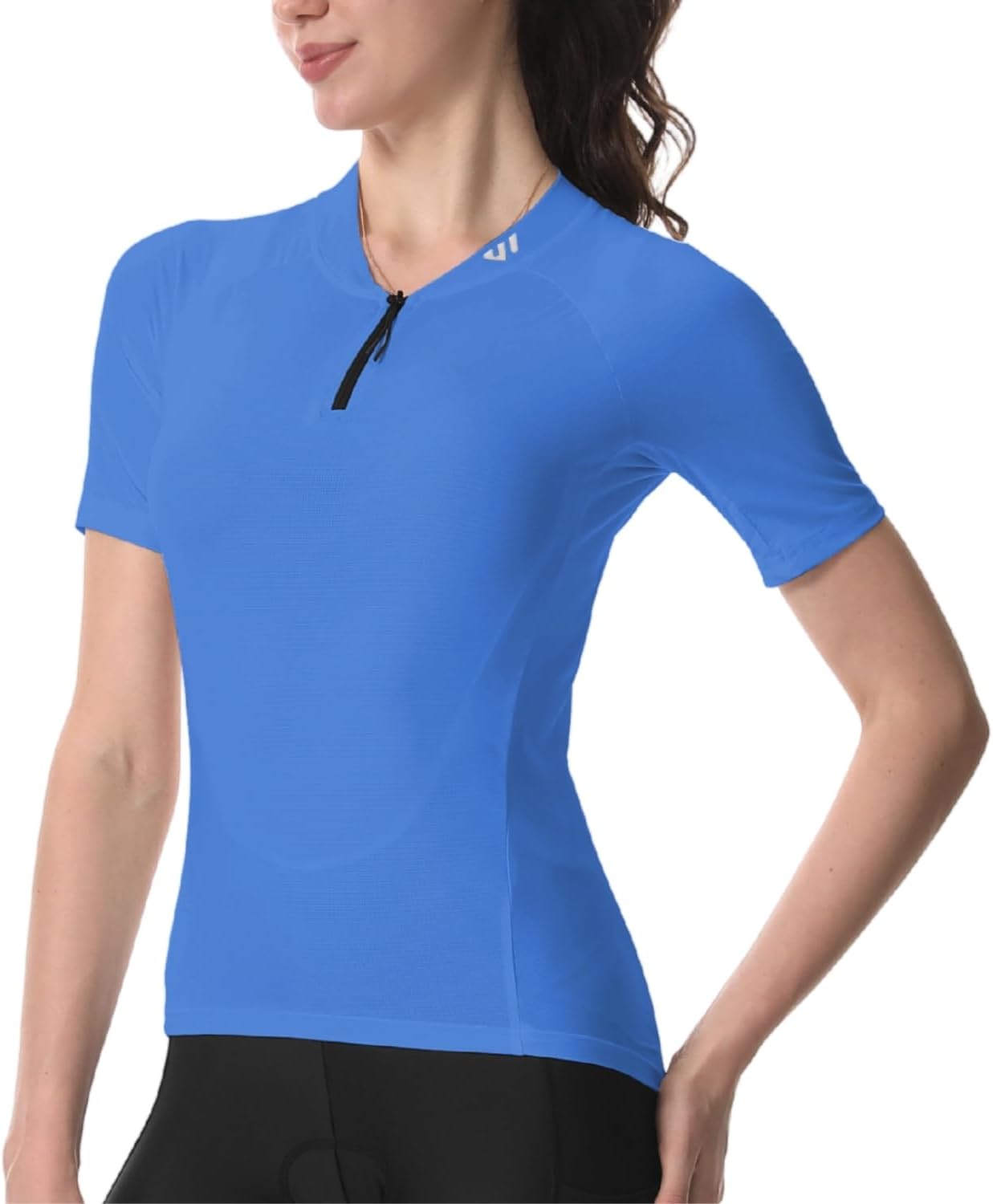 Wulibike Cycling Jersey for Women Long Sleeve with Pockets