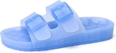 FUNKYMONKEY Women's Comfort Slides Double Buckle Sandals Review
