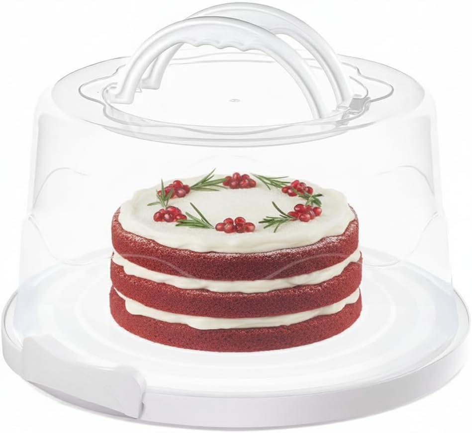 MosJos EXTRA LARGE Cake Carrier for Secure Cake Transportation