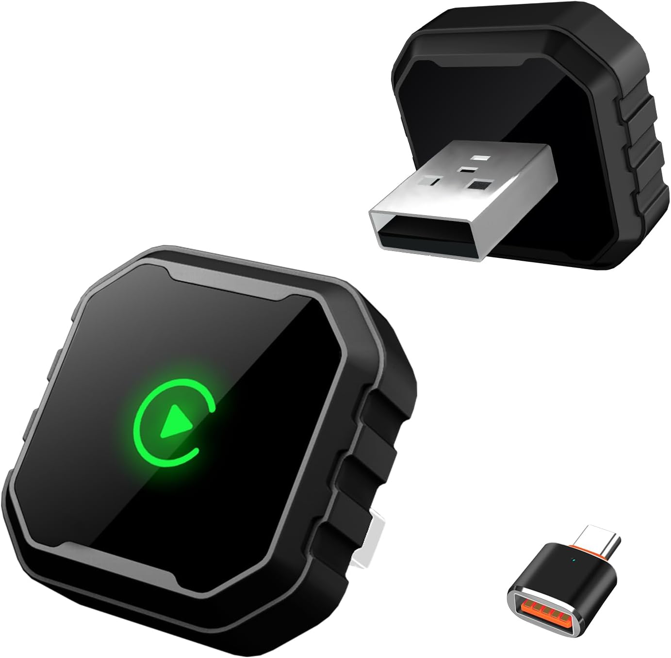 Wireless CarPlay Adapter for iPhone - Fast Connect & Compact Design